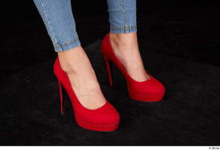 Daisy Lee business casual foot red high heels shoes 0008.jpg